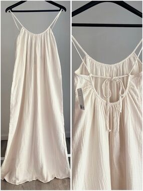 H&M Cotton Muslin Beach Dress New
